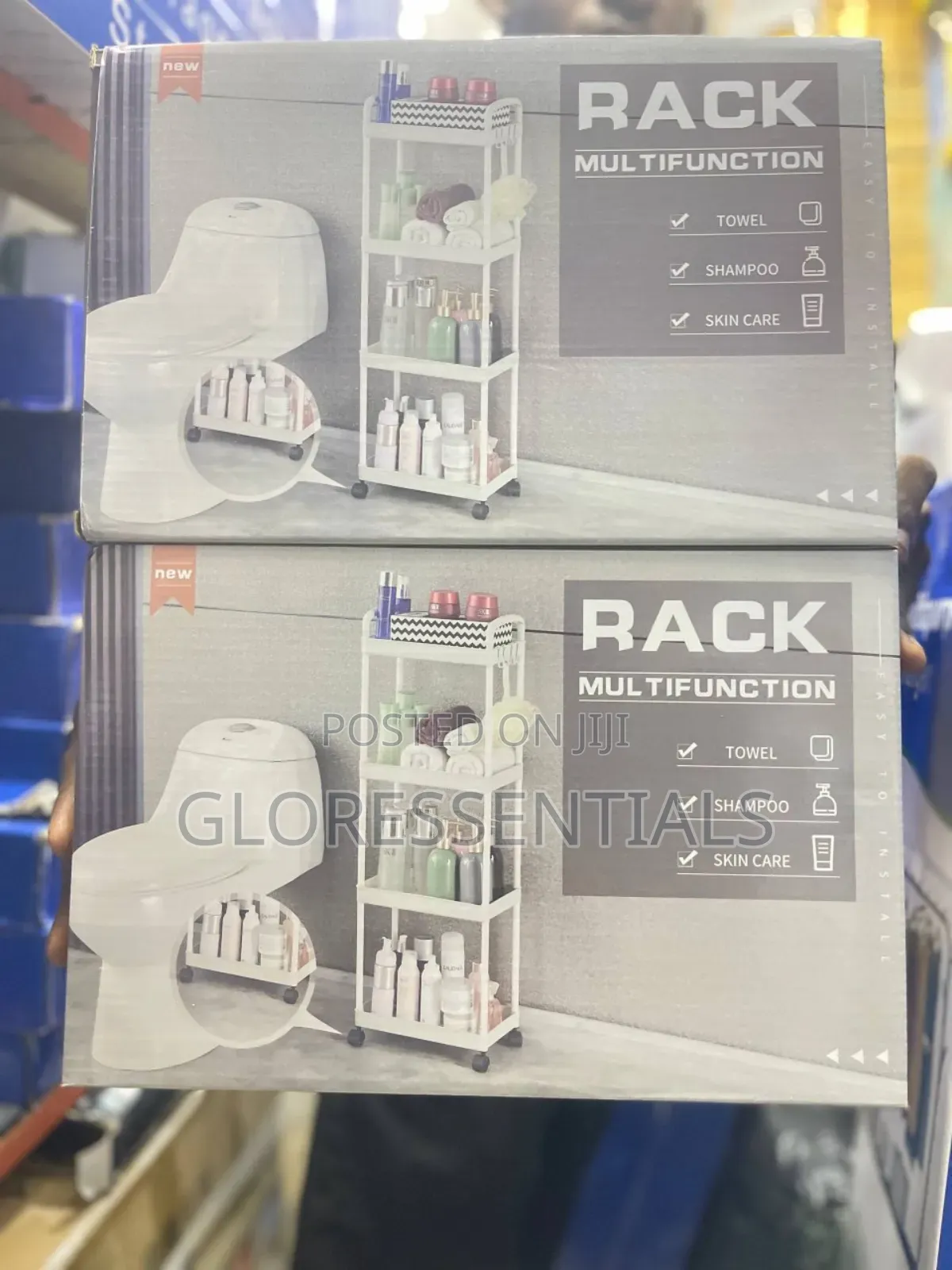 4 Layer Trolley Storage Rack