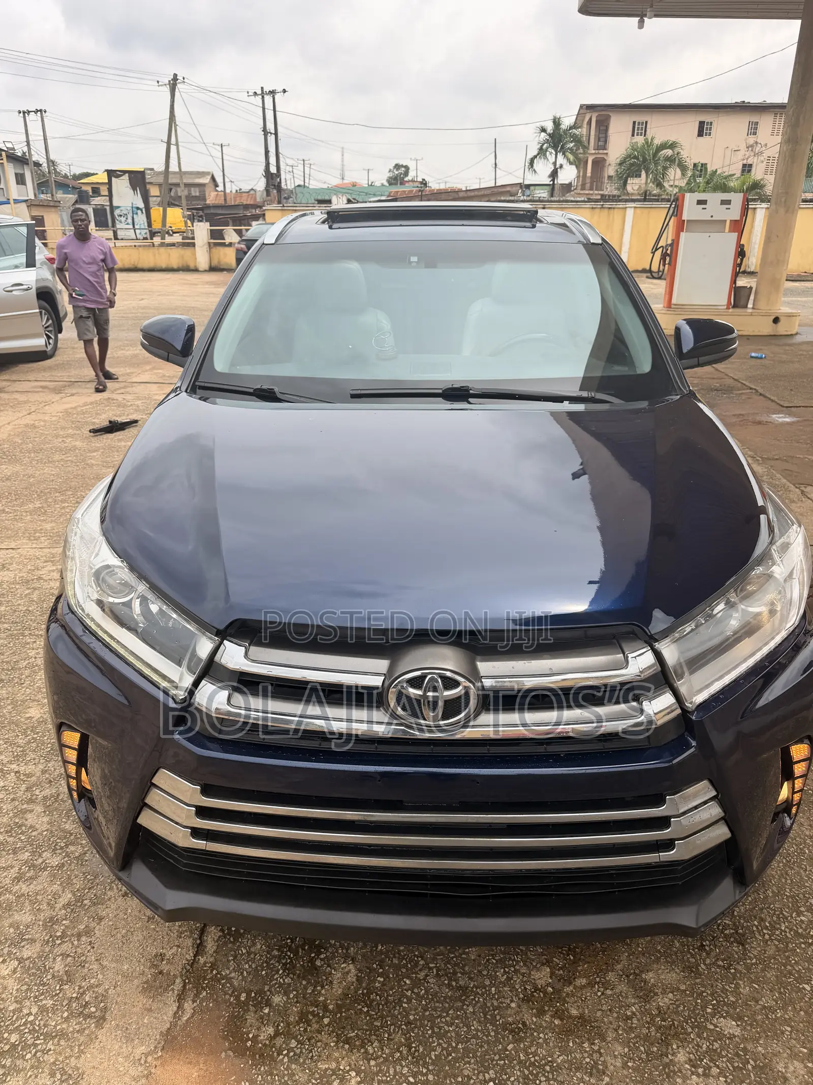 Toyota Highlander Limited 4x4 V6 (3.5L 6cyl 8A) 2017 Blue