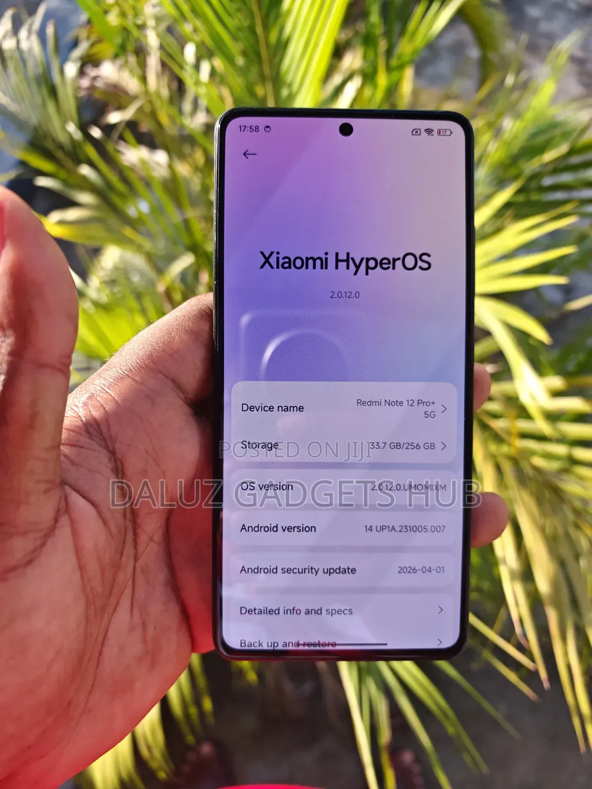 Xiaomi Redmi Note 12 Pro+ 256 GB Black