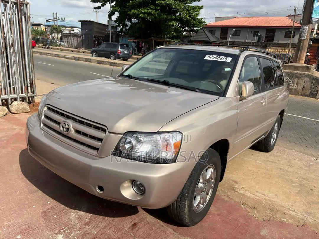 Toyota Highlander 2007 Gold