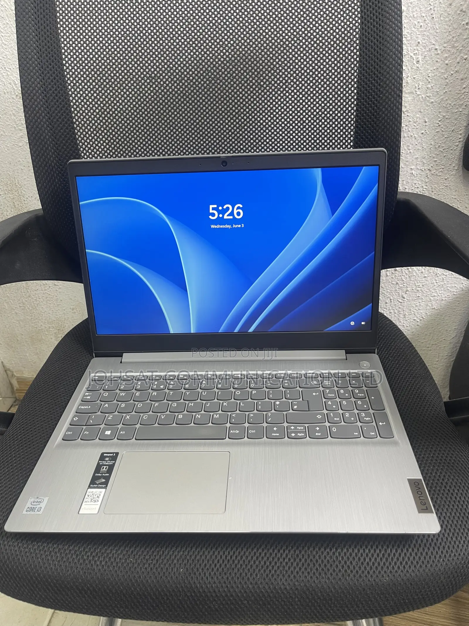 Laptop Lenovo Ideapad 3 8GB Intel Core i3 SSD 256GB