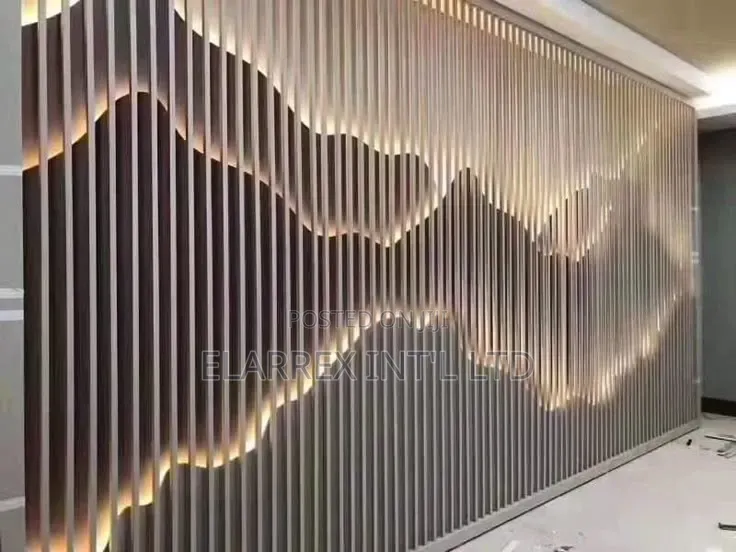 Modern Hotel and Restaurants Wall Design Interior Finishing