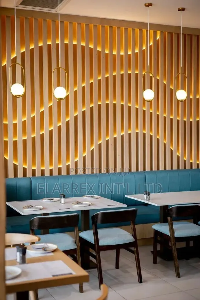 Modern Hotel and Restaurants Wall Design Interior Finishing