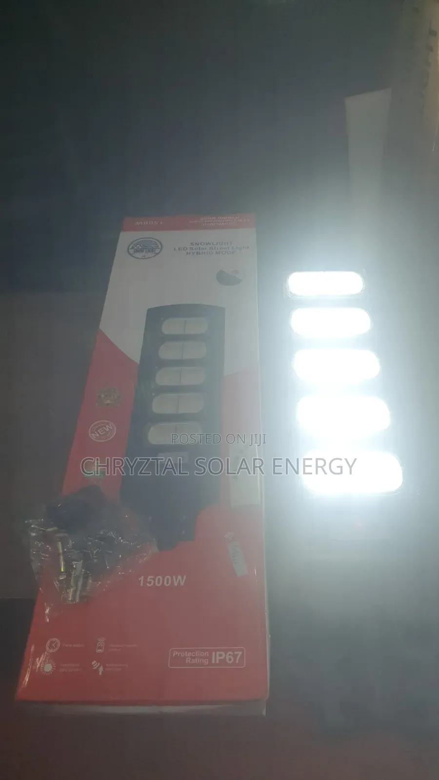 High Quality 1500watts Solar Street With Free Remote Control Kits.