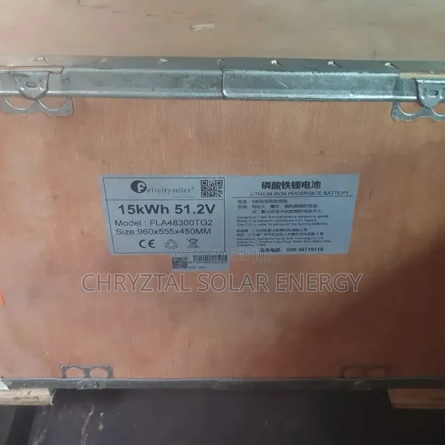 Felicity 15kwh 51.2(48v) Fla48300tg2 Lithium Phosphate Ion Battery