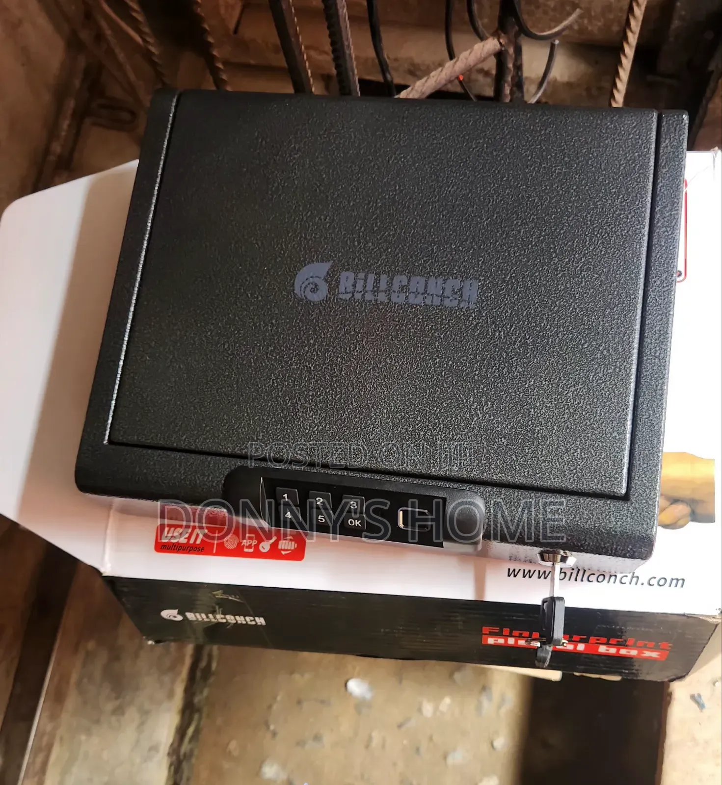 Billconch Fingerprint Safe/Pistol Box