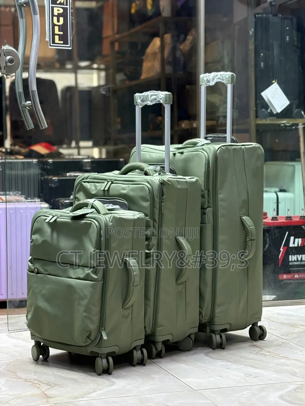 Luxury Brand New 3in1 Trolley Luggage Set Strong Wheels 360° Rotation
