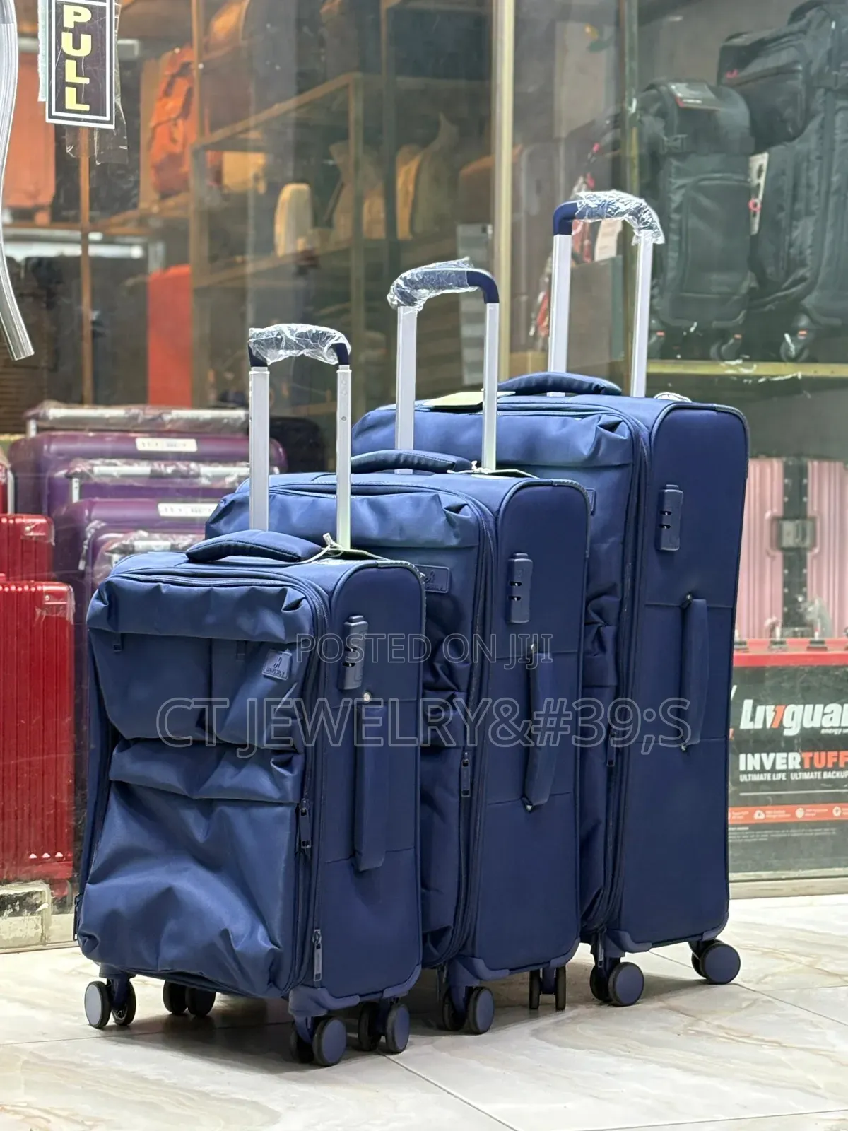Luxury Brand New 3in1 Trolley Luggage Set Strong Wheels 360° Rotation