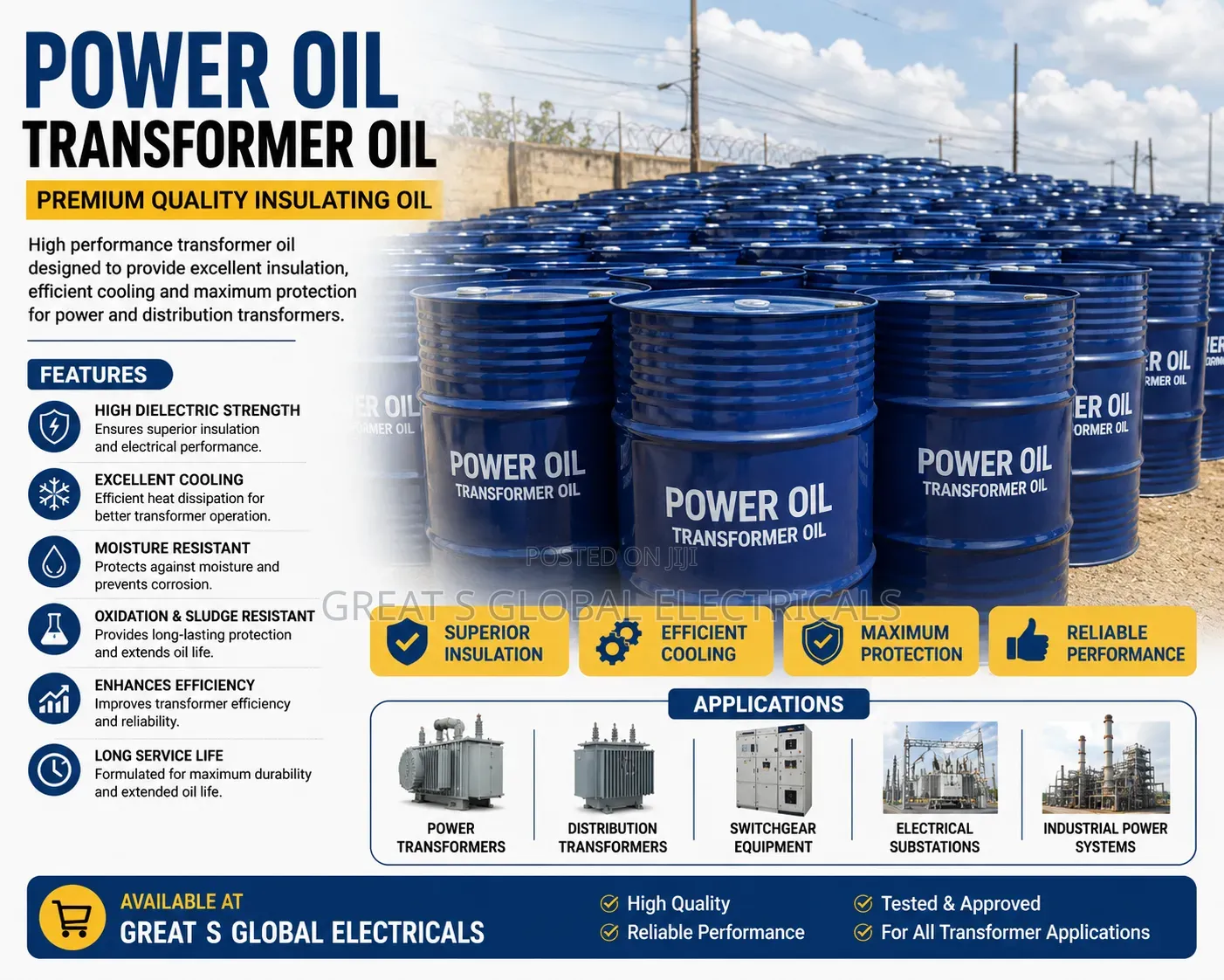 Power Oil Transformer Oil