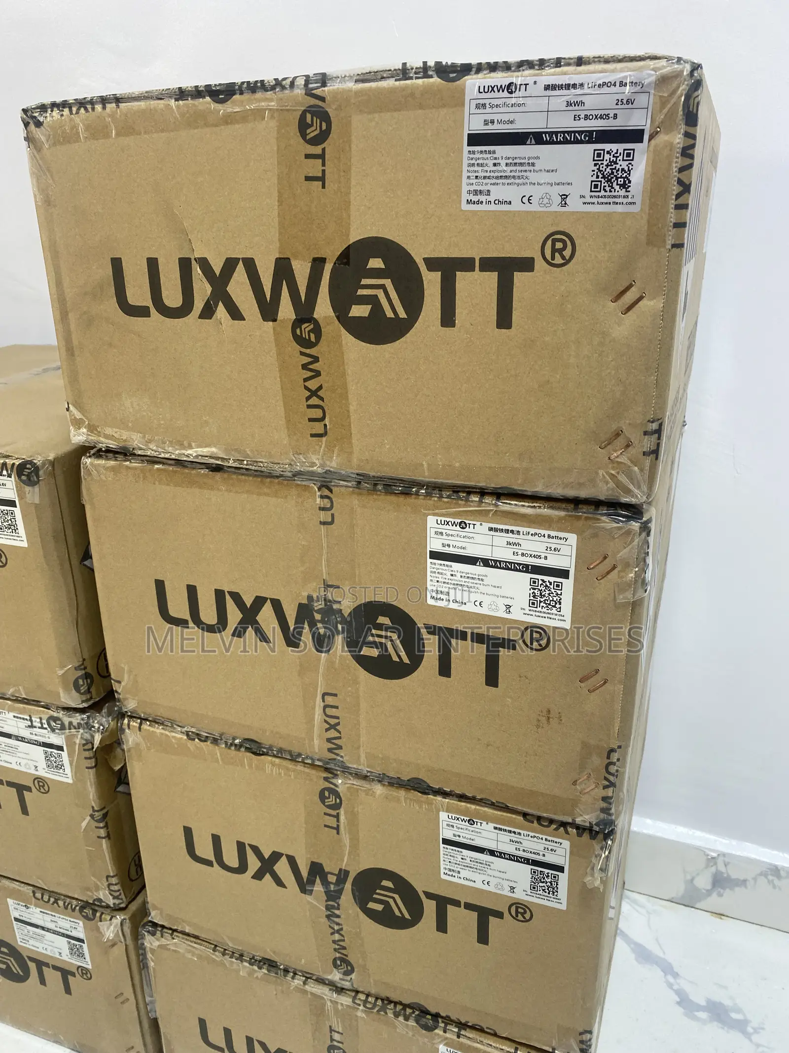 Luxwatt 3kwh 24v Solar Lithium Ion Phosphate Batteries Available