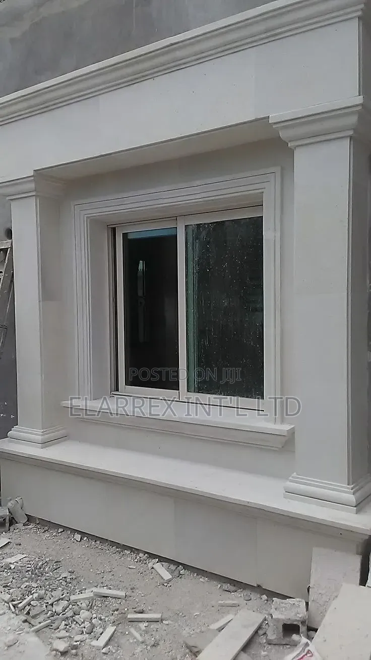 Pillar Art Work, Window Wood Design