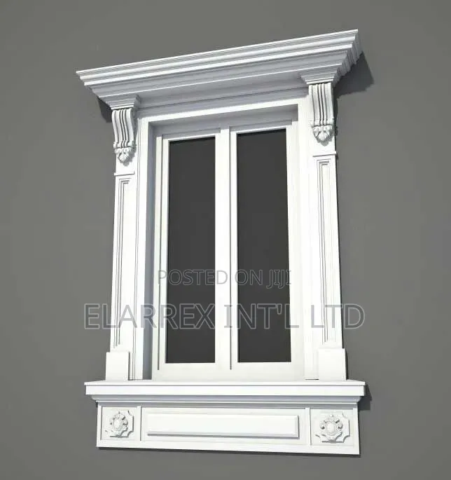 Pillar Art Work, Window Wood Design