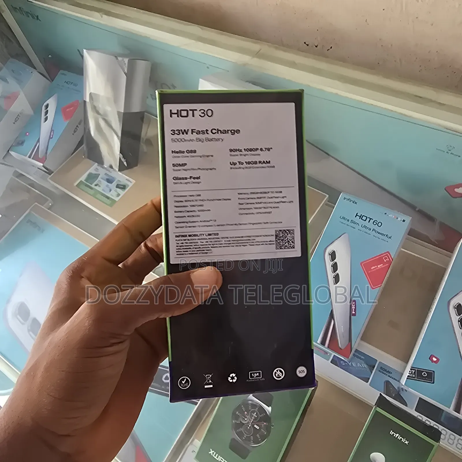 New Infinix Hot 30 256 GB Black