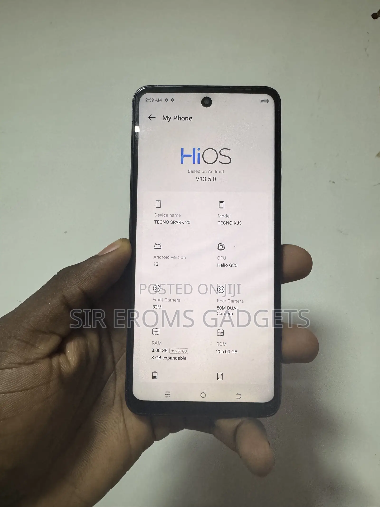 Tecno Spark 20 256 GB Blue