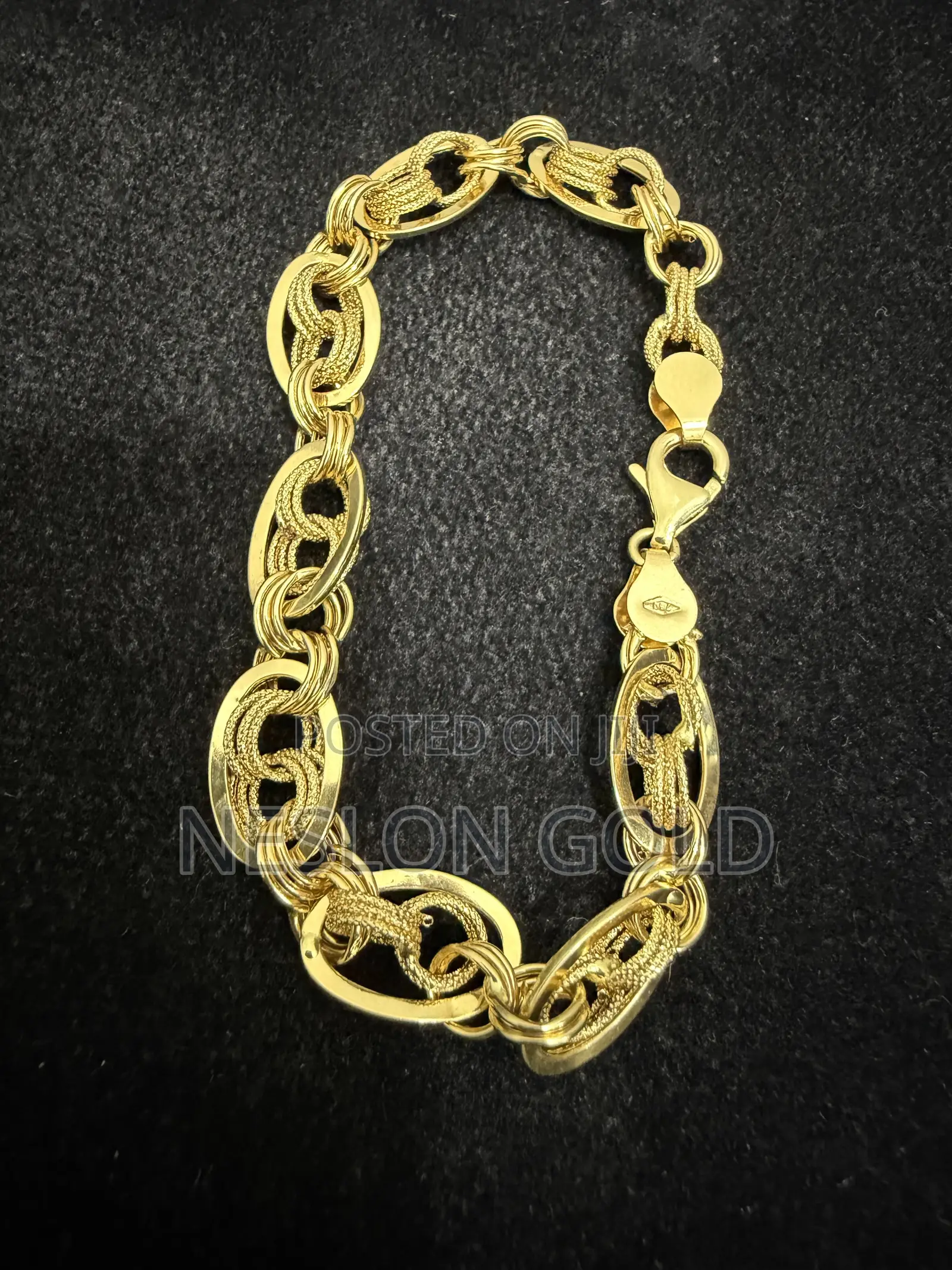Pure Italy 750 Tested 18karat Solid Gold Bracelet