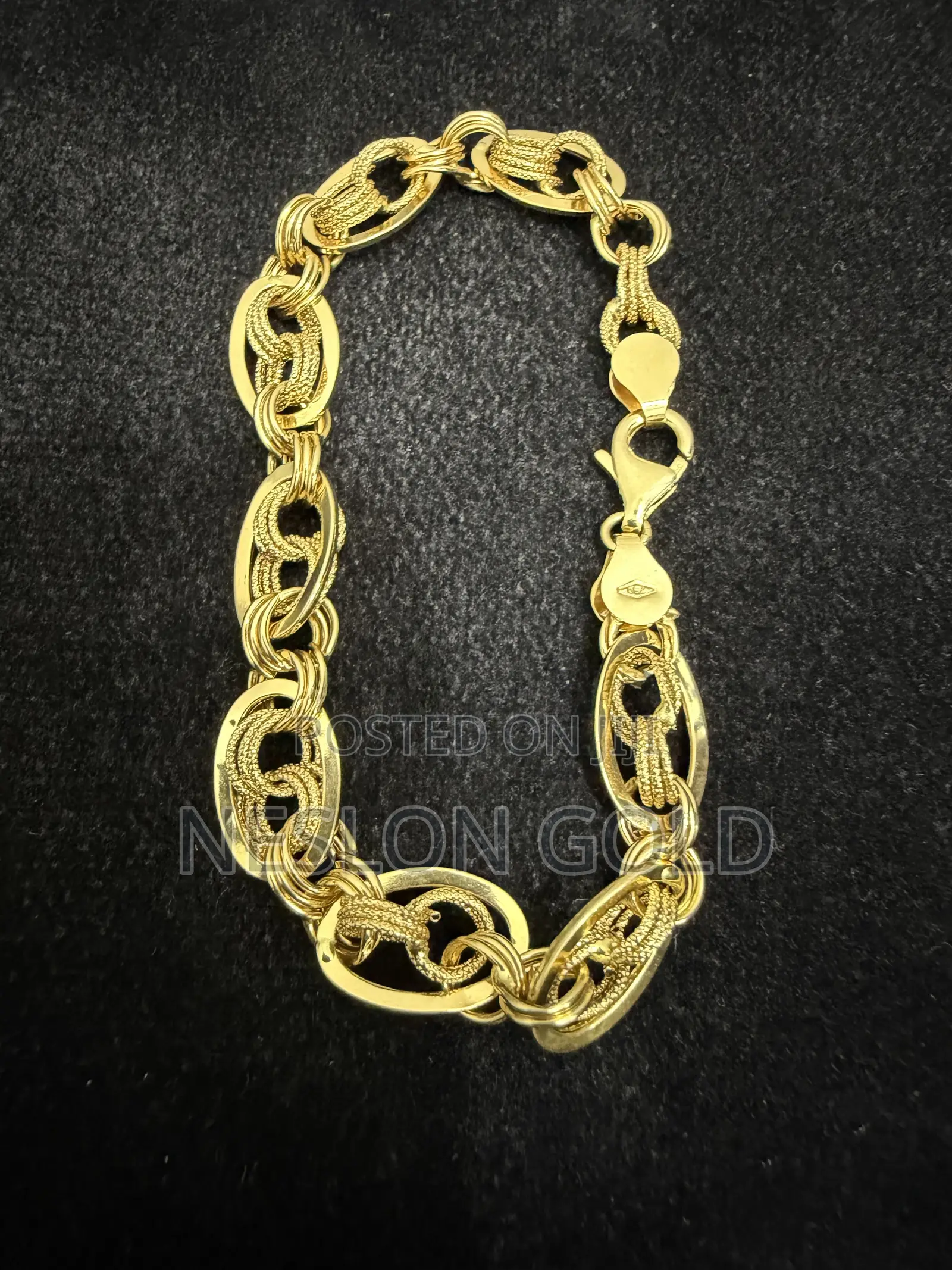 Pure Italy 750 Tested 18karat Solid Gold Bracelet