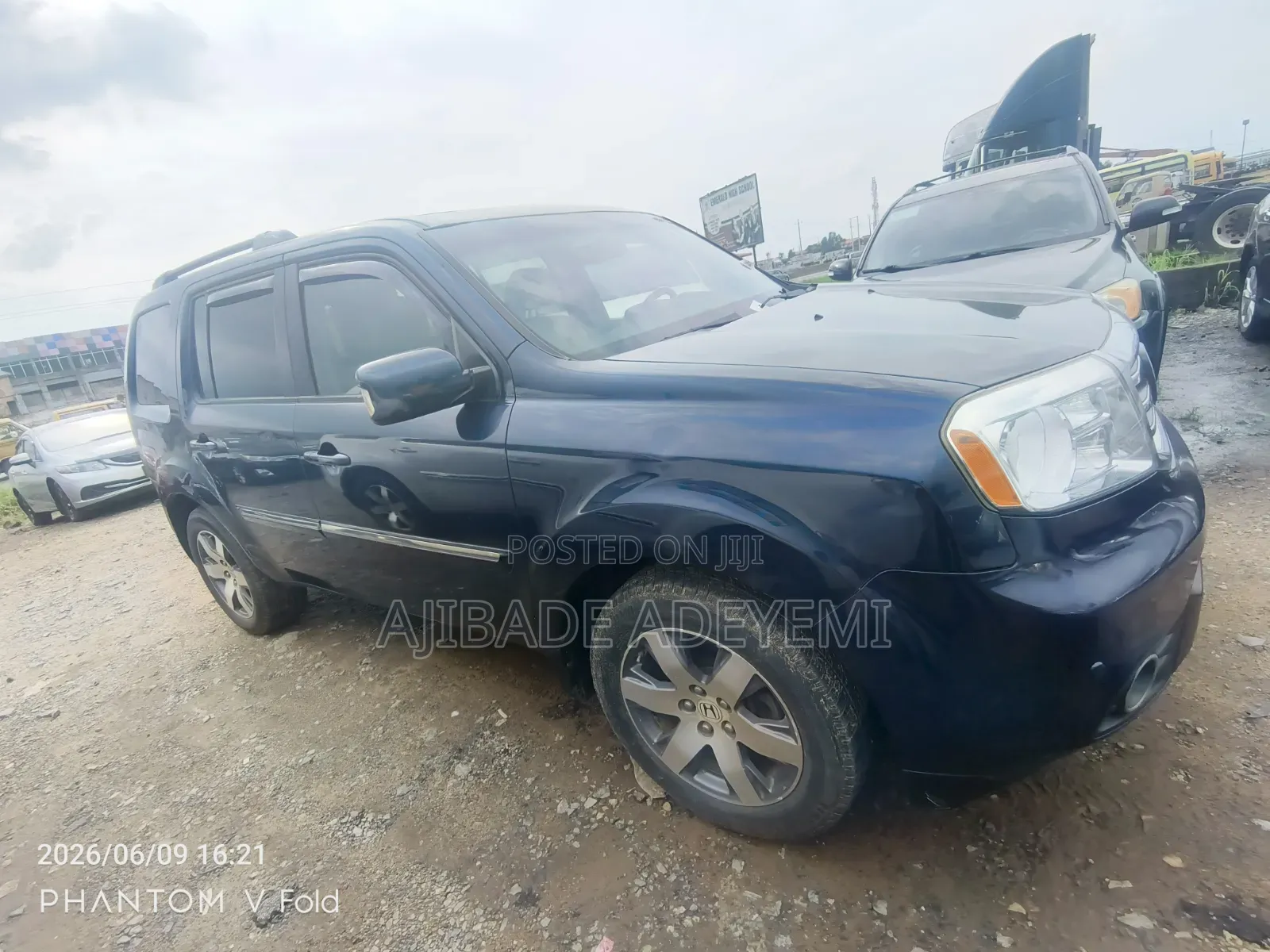 Honda Pilot Touring w/RES/Navi 4WD (3.5L 6cyl 5A) 2013 Blue