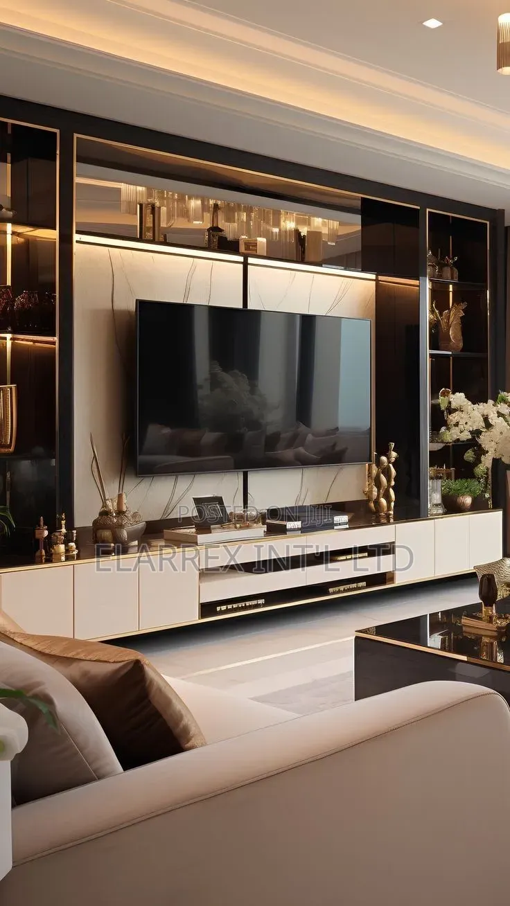 Custom Tv Consoles Feature Walls