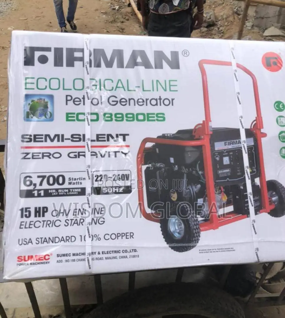 Original Firman Generation Eco89990es. 6.7kva