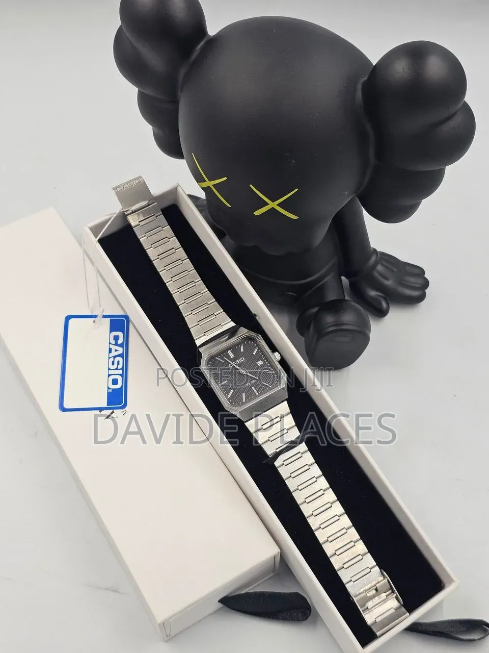 Casio Stainless Steel, Presidential Chain Watch, With Date,