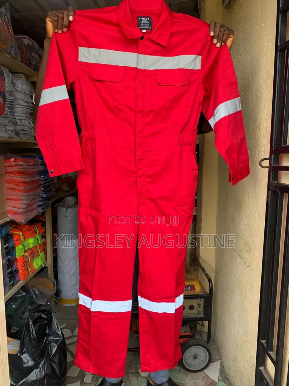 Safety Coverall Red