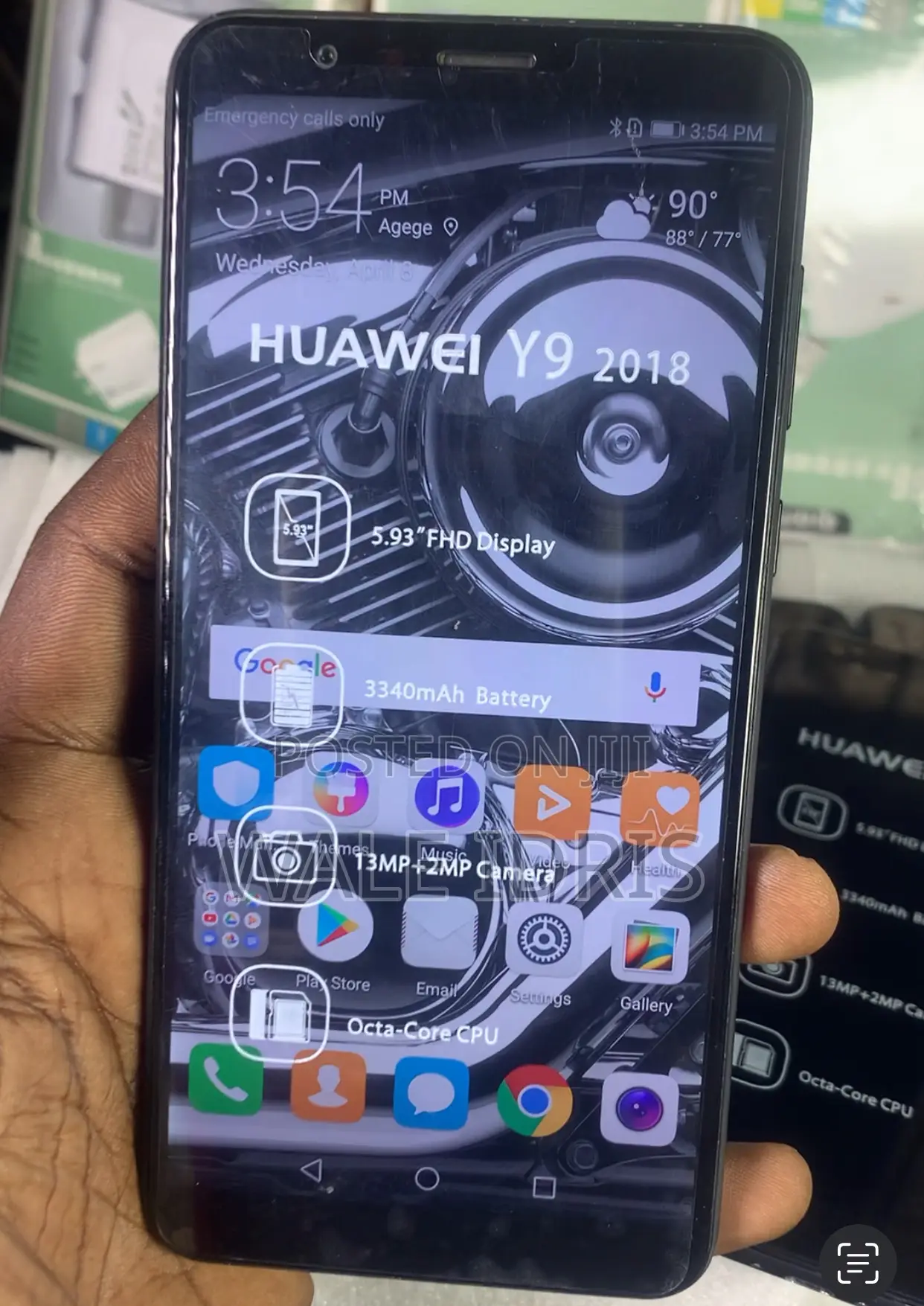 Huawei Y9 2018 128 GB Black