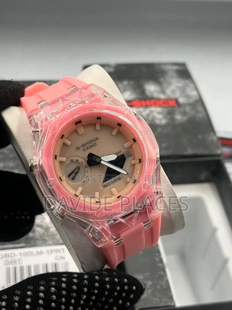 G-Shock Digital and Analogue Time Display Rubber Watch, With Date, Day