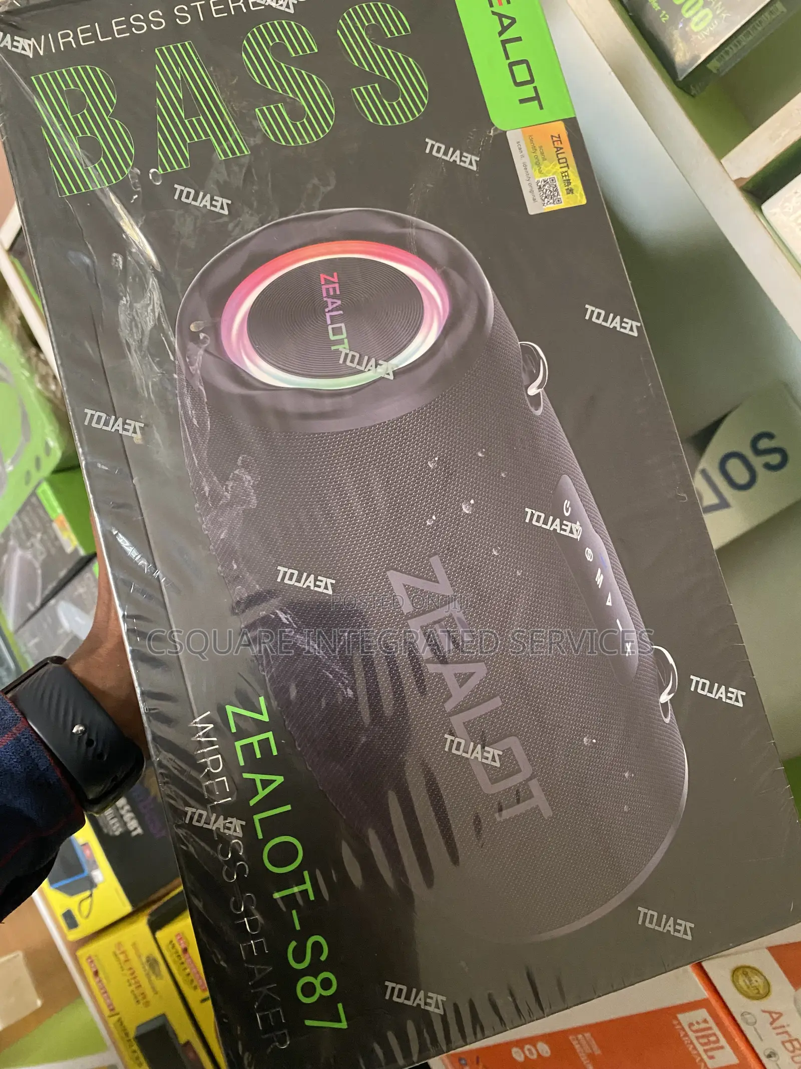 Brand Zealot S87 Portable Bluetooth Speaker 