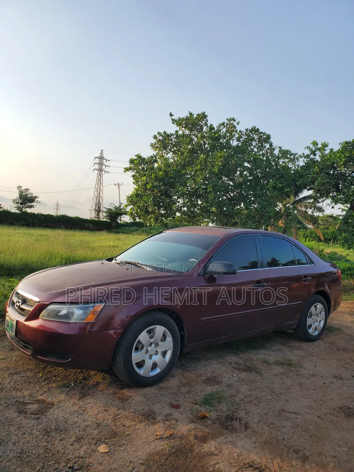 Hyundai Sonata 2008 Maroon