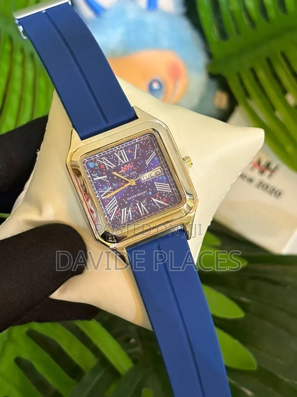 Nh Stainless Steel Head, Rubber Watch • the Dial Showcases a Cosmic-