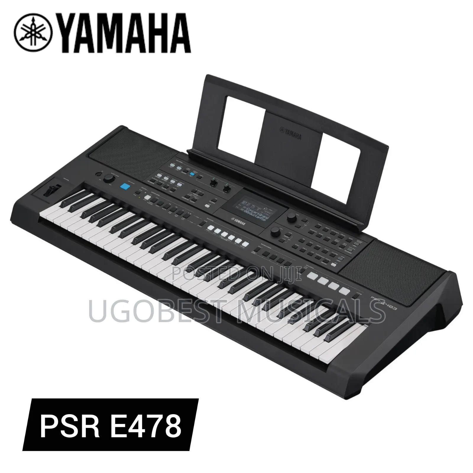 Yamaha PSR-E483 Portable 61-Key Keyboard