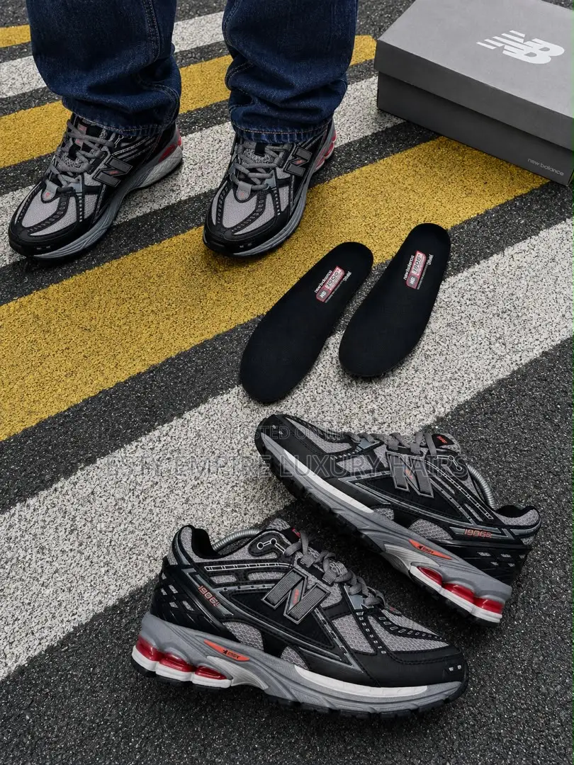 New _ New Balance 1906u “Black Castlerock Team Red” Low Snks”*