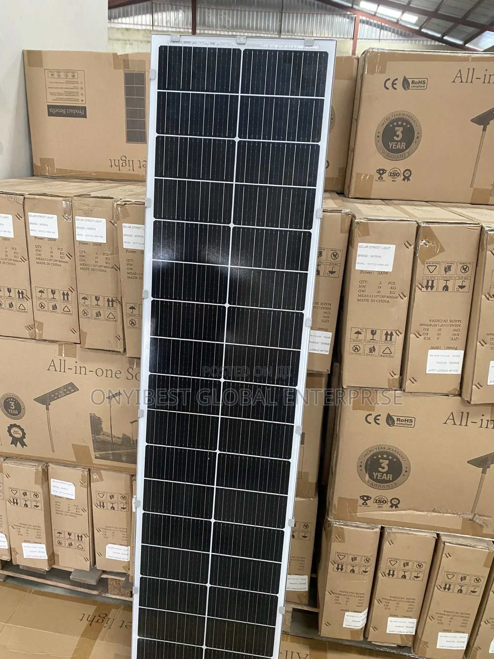 20 Eyes All-in-one — 250w Industrial Solar Street Light