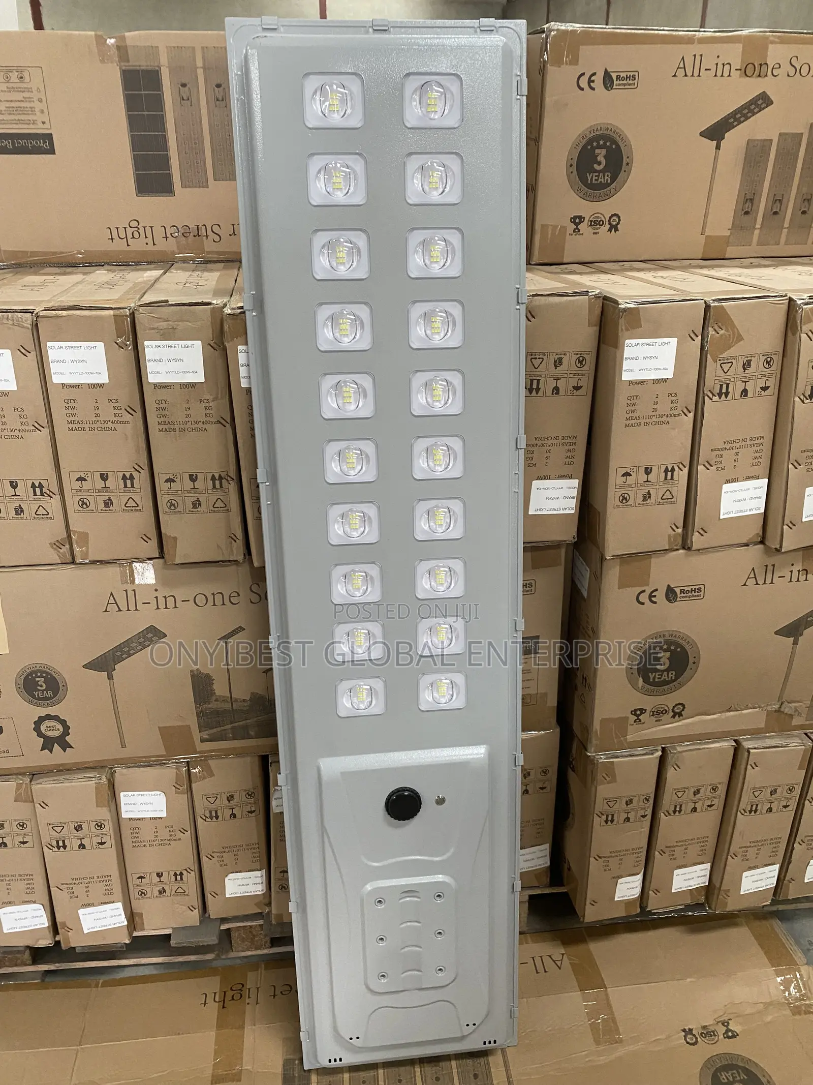 20 Eyes All-in-one — 250w Industrial Solar Street Light