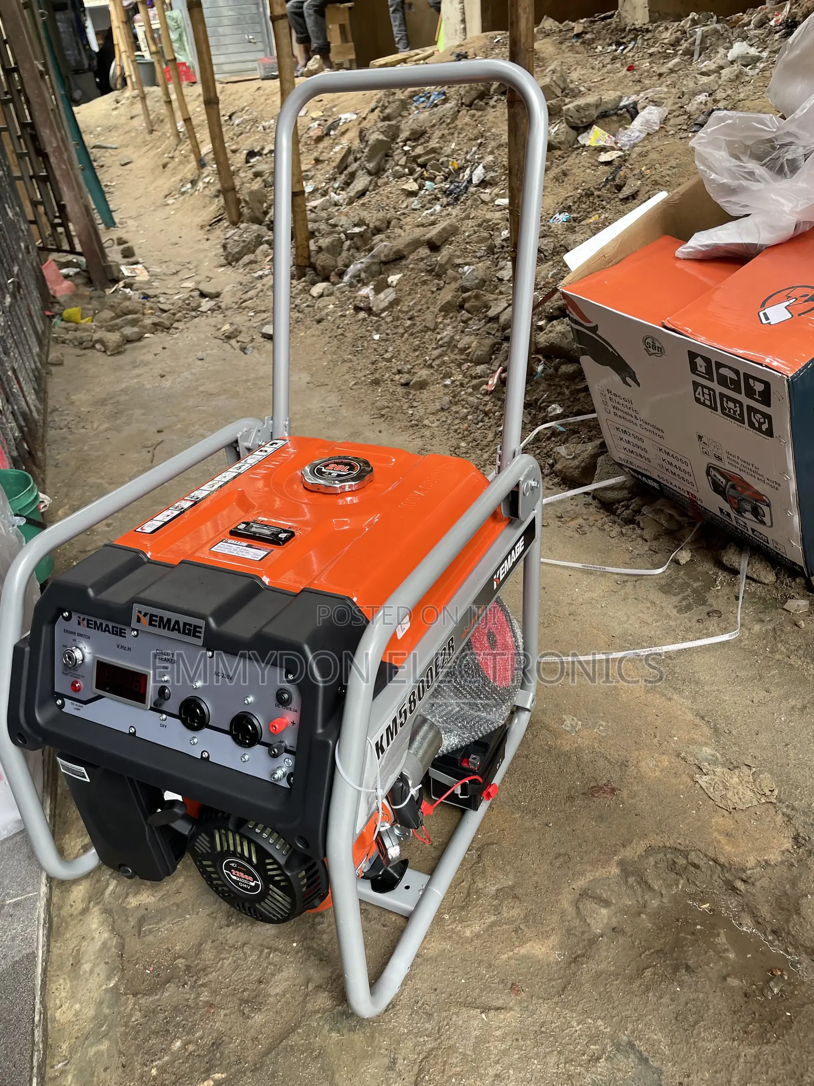 Kemage Km5800e2r Long Runtime Petrol Generator