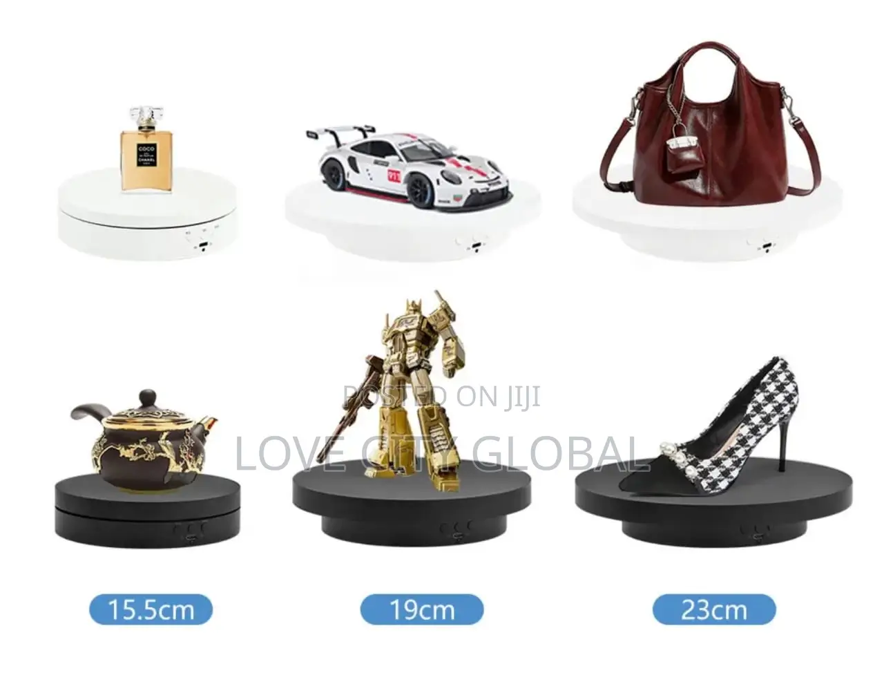 Smart Remote Control 360 Rotating Display Automatic Electric Turntable