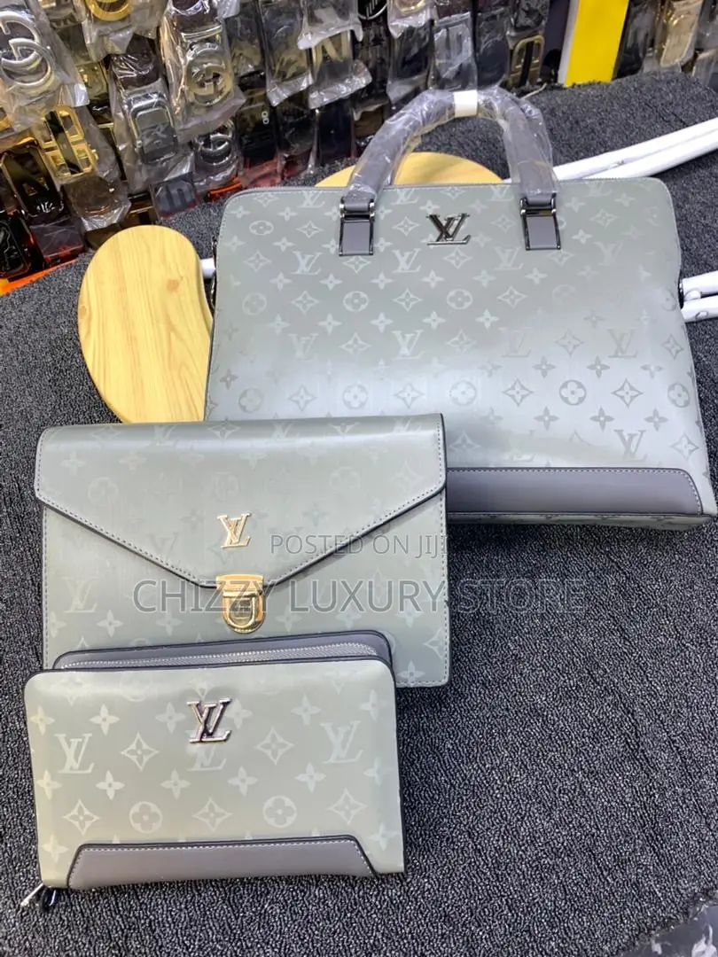 Louis Vuitton Quality Luxury Men Genuine Leather Bag