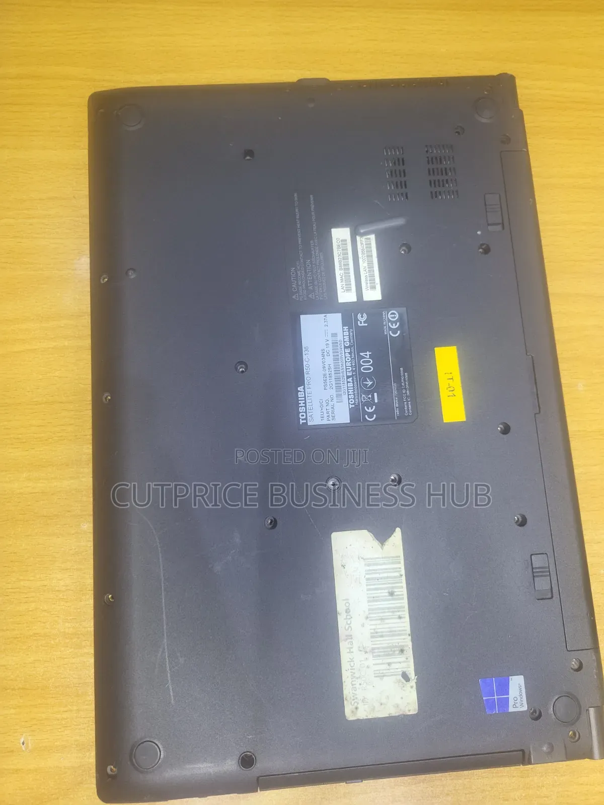Laptop Toshiba Satellite Pro C650 8GB Intel Core i5 HDD 320GB