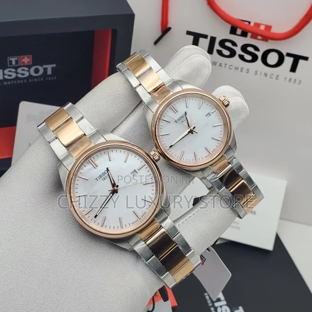 Tissot Quality Luxury Men Chain Strap Wristwatch