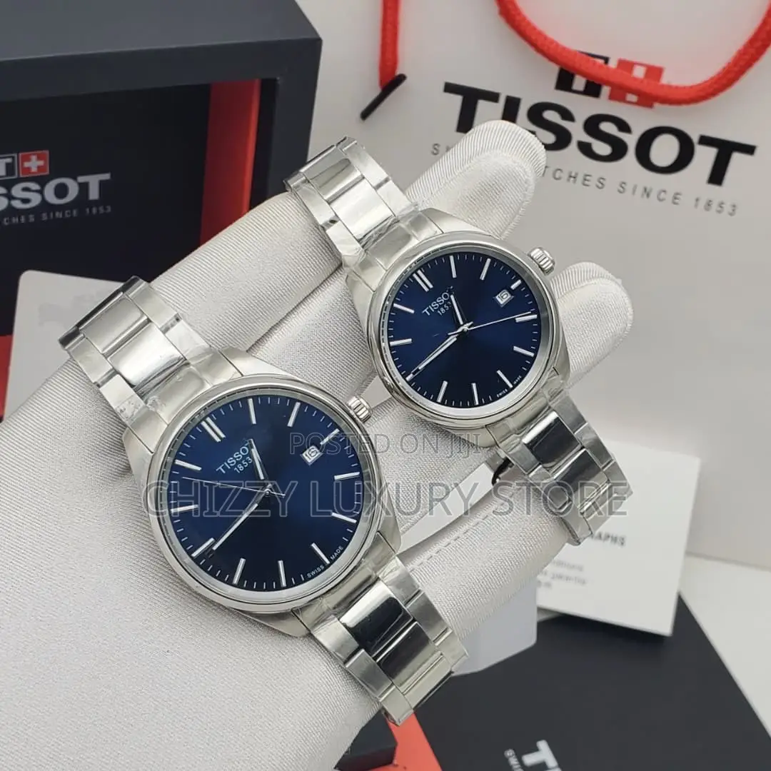 Tissot Quality Luxury Men Chain Strap Wristwatch