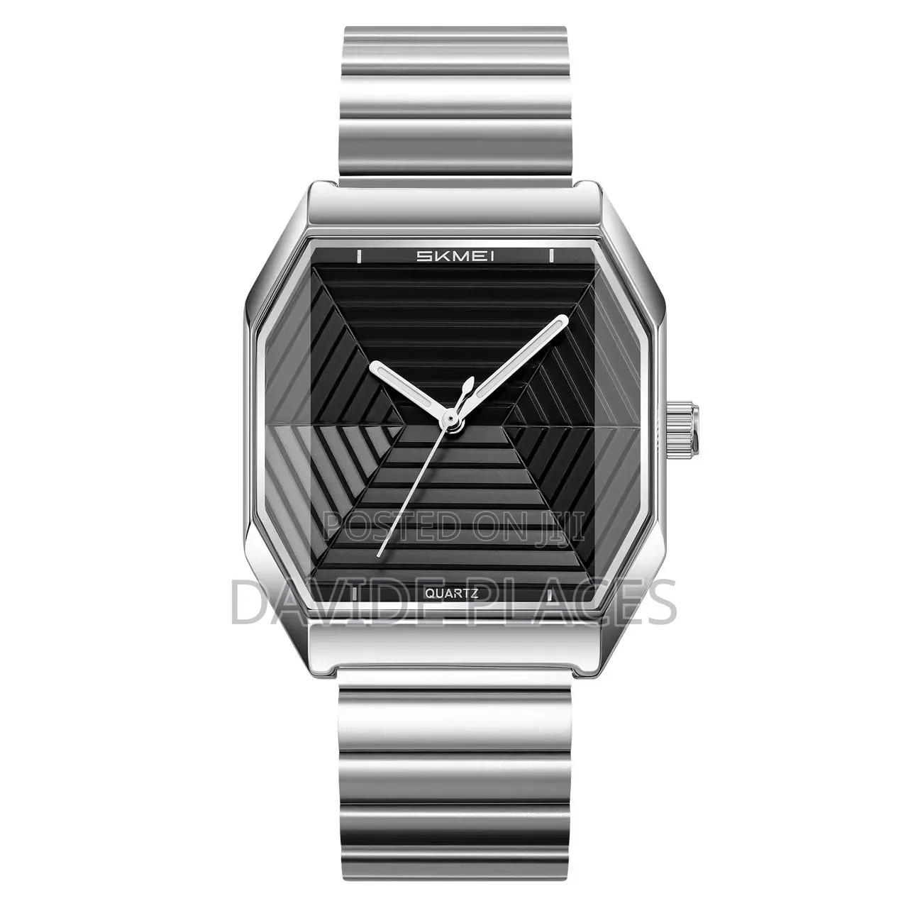 *Skmei Watch* _analog Display_ _textured Glass Dial_ _3atm Waterptroo
