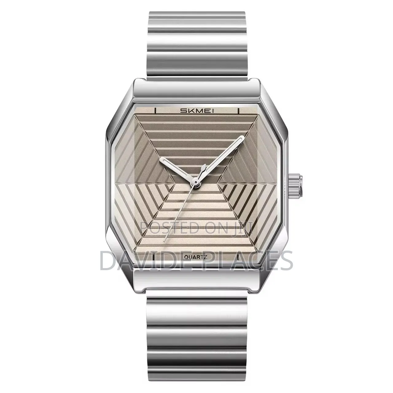 *Skmei Watch* _analog Display_ _textured Glass Dial_ _3atm Waterptroo
