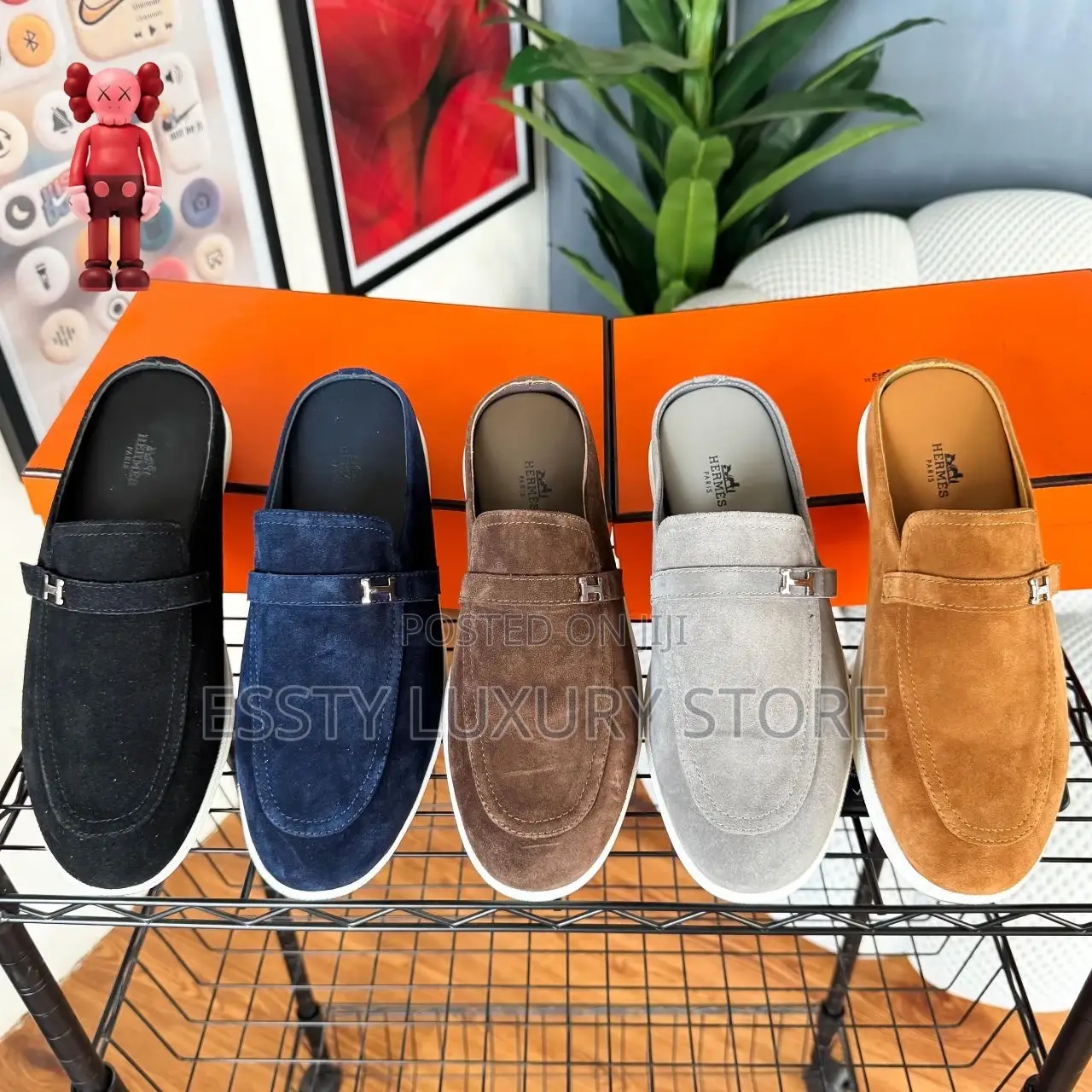 High Quality Luxury New Hermes Men Mule