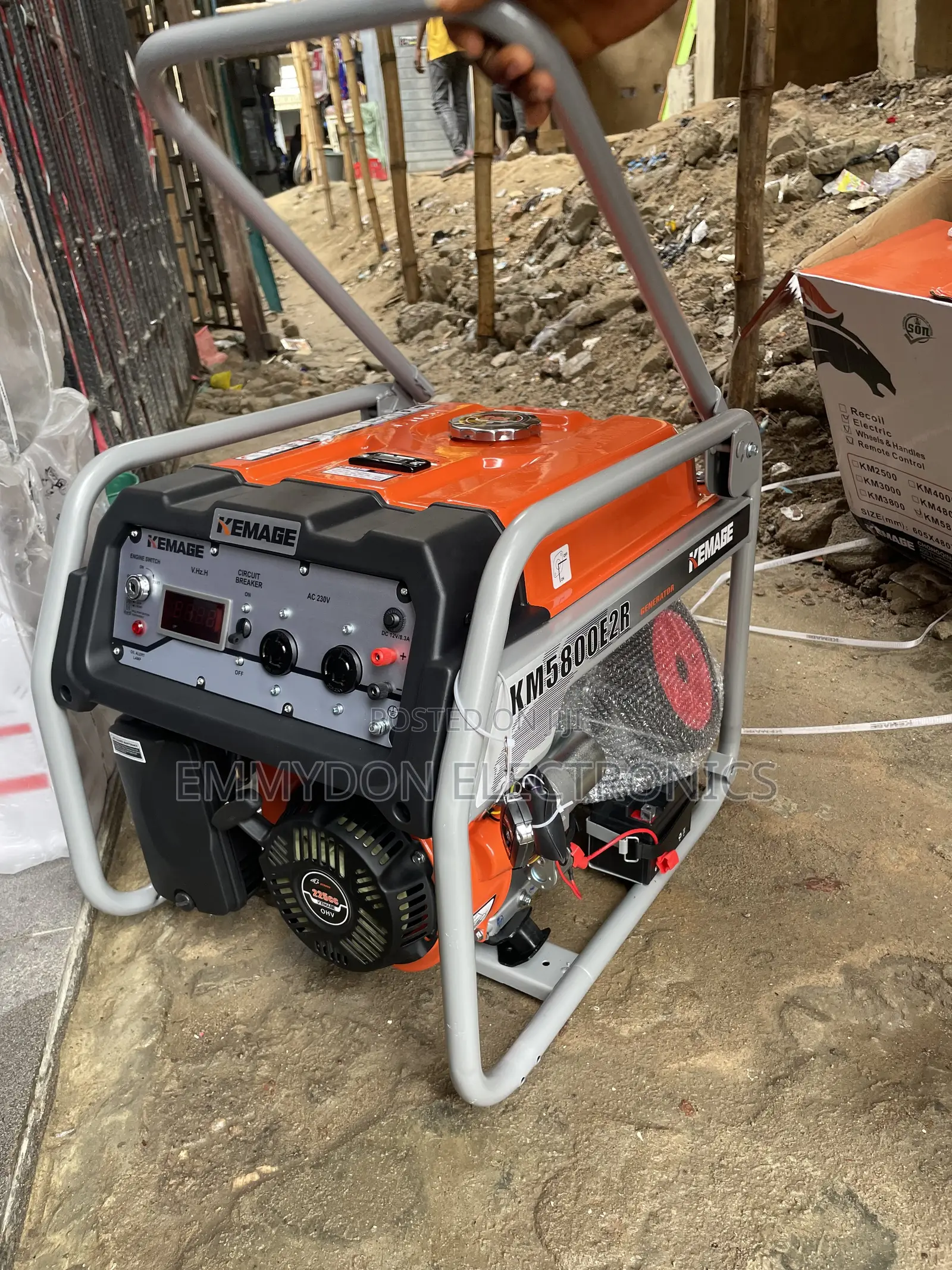 Kemage Km5800e2r Generator With Electric Start