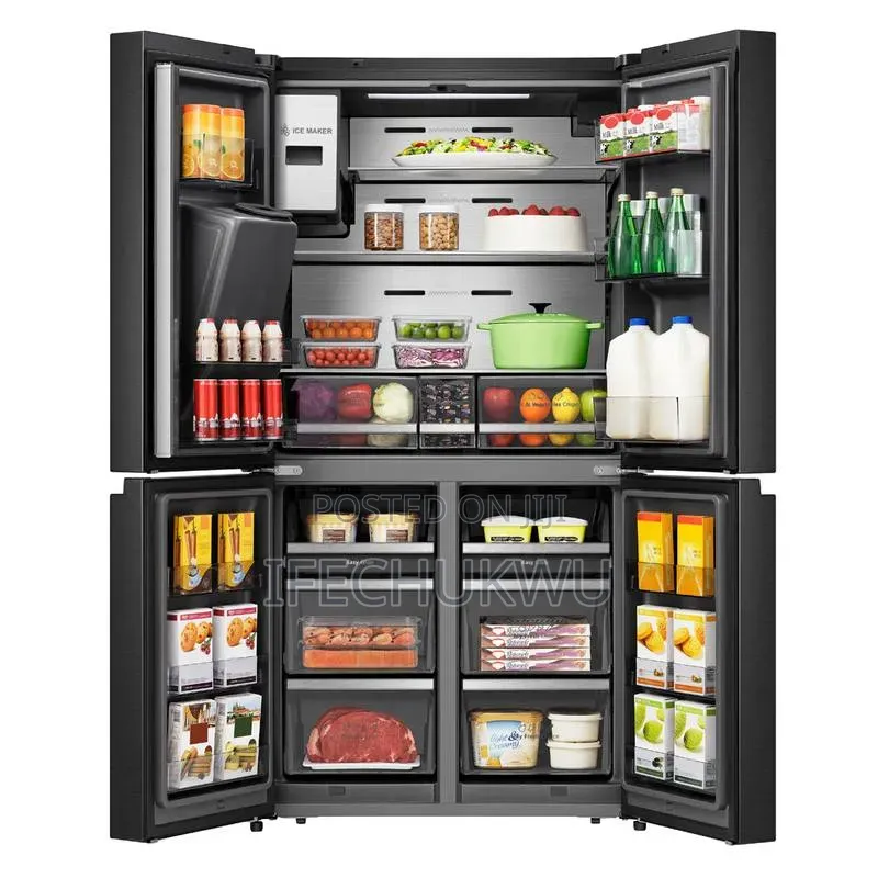 Hisense French Door Ice Maker Inverter Fridge Freezer With Dispenser