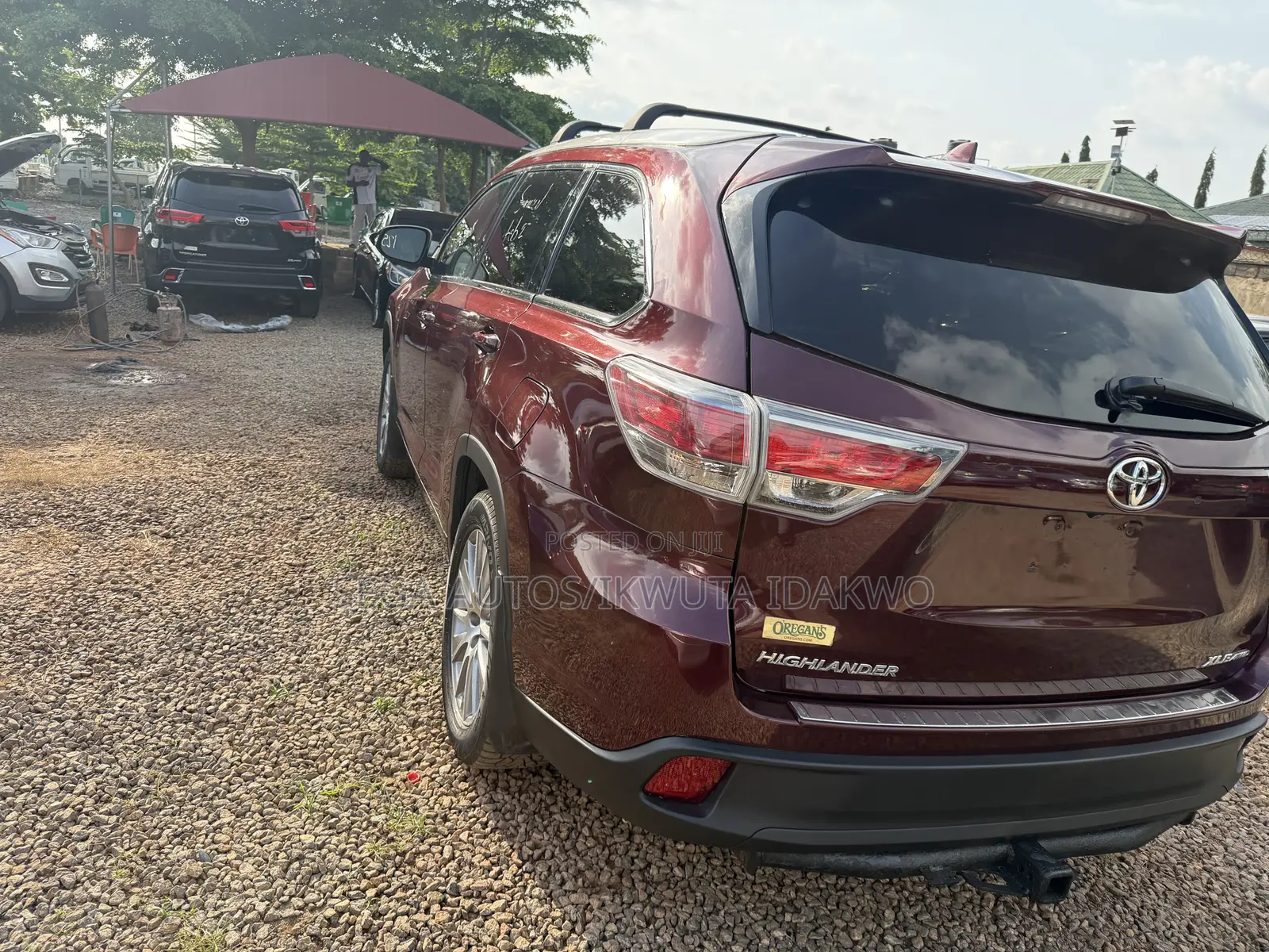 Toyota Highlander XLE V6 4x4 (3.5L 6cyl 6A) 2016 Burgundy