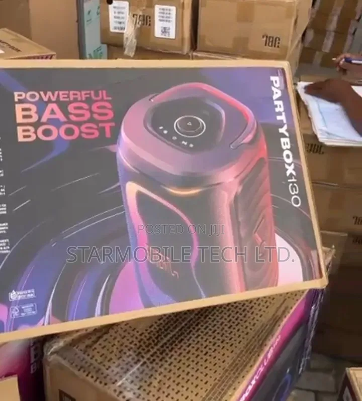 JBL Partybox 130 Portable Bluetooth Speaker
