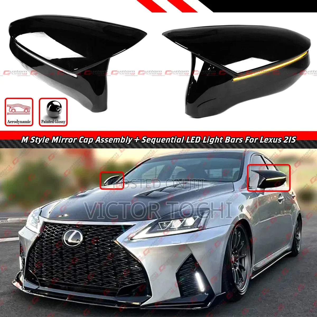 Is250 Es350 Side Mirror Cover With Sequential Led