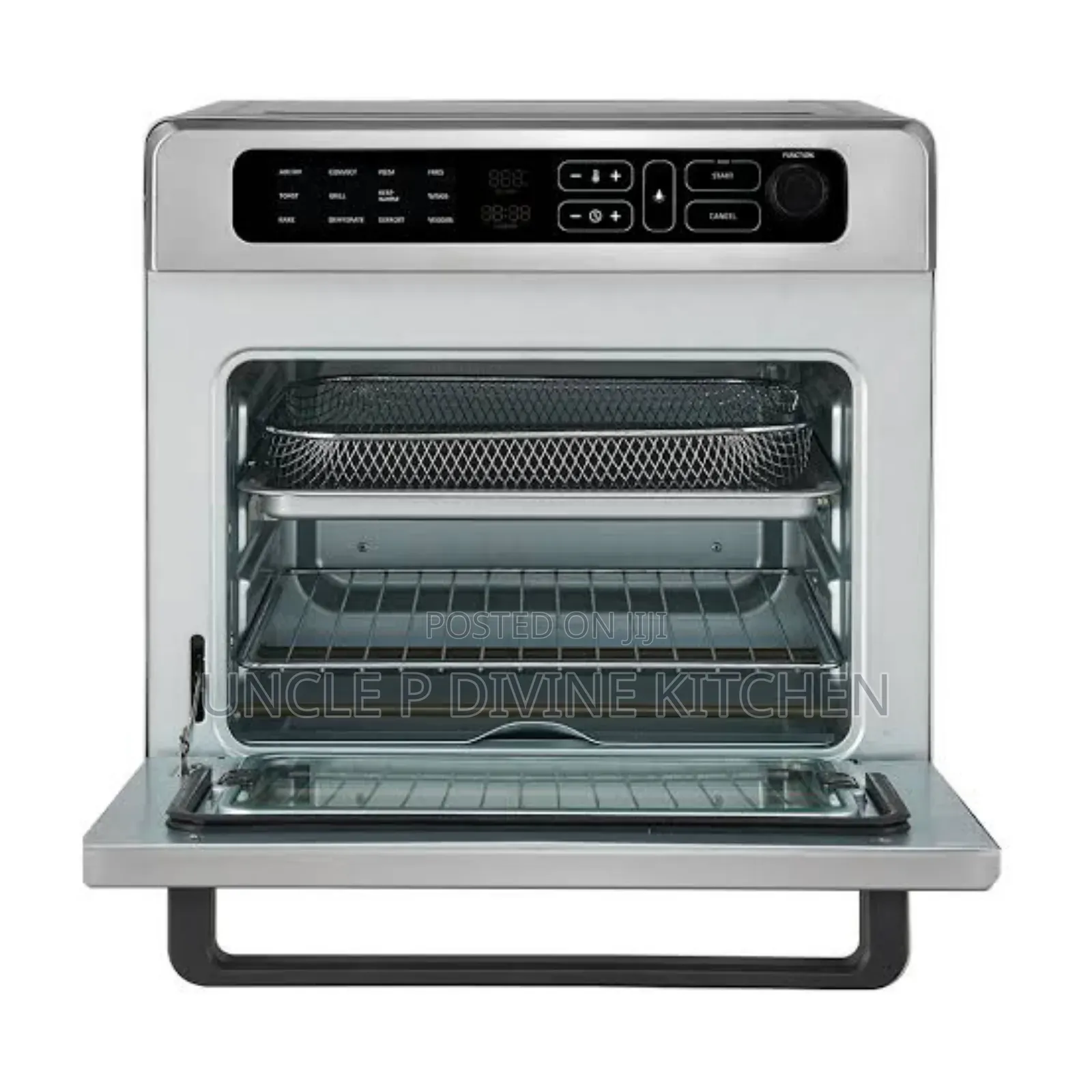 Sterling 24l Stainless Steel Digital Air Fryer Oven With 12 Cooking