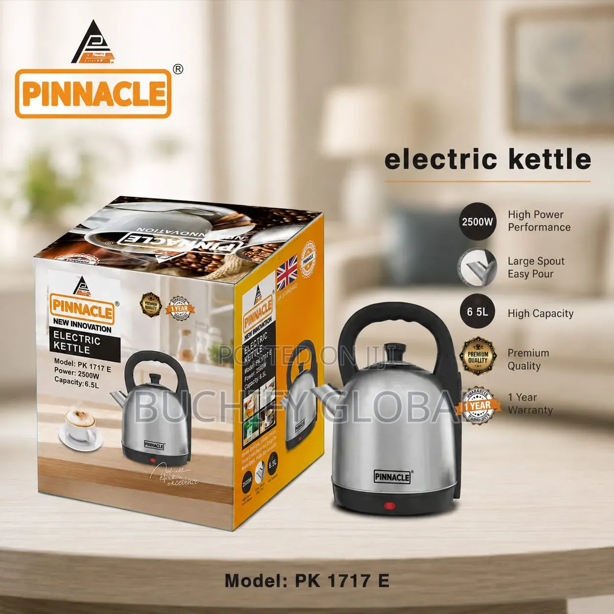 Pinnacle Electric Kettle 6.5l